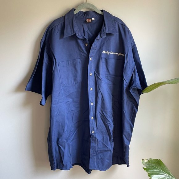 Harley-Davidson Other - Harley-Davidson Harley Owners Group HOG Mechanic Style Shirt Size 4X